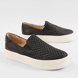 NWOB J/Slides Leather Slip On Sneaker